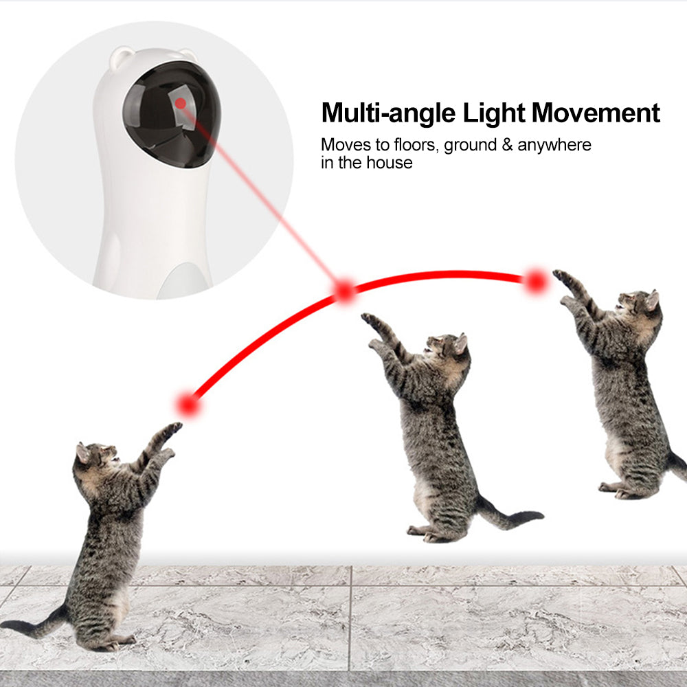 The Purrfect Interactive Playtime: Pet Automatic LED Laser Interactive Toy